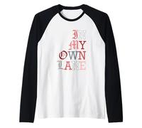 Borgogna Rosso Borgogna in My Own Lane Borgogna Maglia con Maniche Raglan