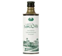 BORGUNTO | Olio Extravergine di Oliva Italiano 500ml con Note Piccanti e retrogusto al Carciofo | Perfetto per insaporire Carni, Insalate e Primi Piatti - Estrazione a Freddo delle Olive