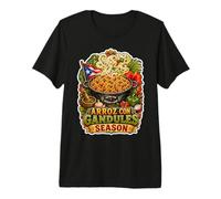 Boricua Arroz con Gandules Stagione Maglietta Premium
