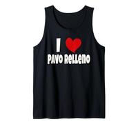 Boricua Food Lovers Puerto Rico Amo Pavo relleno Canotta