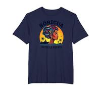 Boricua Hasta La Muerte: Tramonto dell'orgoglio portoricano Maglietta, Uomo Taglie Grandi, Navy, 3X Tall