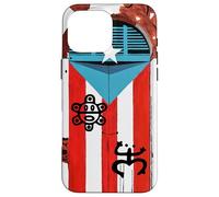 Boricua Pride Cover con bandiera del Porto Rico Coqui Sun Taíno Custodia per iPhone 16 Pro Max