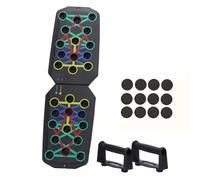 Borimend Solido Push Up Board Attrezzature per allenamento a casa Attrezzatura per allenamento multifunzione Esercizio di fitness domestico per il petto Pushup Stand System