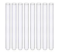 BorinGlass Set di 30 provette in vetro borosilicato, 20 x 200 mm, per laboratorio, esperimenti scientifici e conservazione
