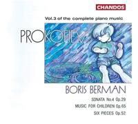 Boris Berman, Piano - Prokofiev: Musica Per Piano Vol.3