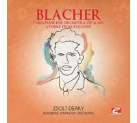 Boris Blacher VARIATIONS FOR ORCHESTRA, OP. 26 ON A THEME FROM PAGANINI (CD)