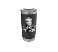 Boris Eltsin leader della Russia sovietica Bicchiere termico in acciaio inox doppia parete