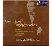 Boris Gutnikov - Brahms - Double Concerto for Violin and Cello / Schumann - Cello Concerto - B. Gutnikov, M. Rostropovich