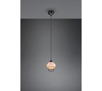 BORKA SOSPENSIONE IN RATTAN COLORE NATURALE D. 17,5CM ATTACCO E27