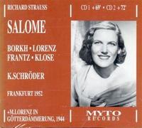 BORKH INGE (soprano) - Strauss: Salome