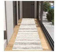 BORKOY Tappeto Corridoio Lungo Marrone Scuro 80x250cm, Antiscivolo Tappeto Cucina Lavabile in Lavatrice, Passatoia Ingresso a Metri Morbida, Tappeto Runner per Soggiorno, Tappeti Camera da Letto