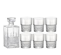 Bormioli 122136-SS8 - Servizio da Whisky"NOVECENTO", 7 pezzi