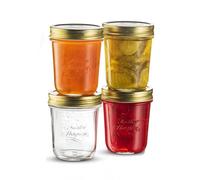 Bormioli 354756-CBA - Set di 4 barattoli ermetici Quattro Stagioni- 32CL