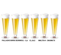 BORMIOLI 6 PZ CALICE PALLADIO BIRRA CL 54,5 PROFESSIONALE PUB PIZZERIA 10 2022