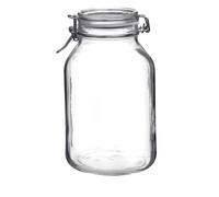 BORMIOLI - barattolo in vetro con chiusura a leva, 3,00 l