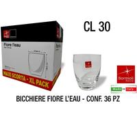 BORMIOLI BICCHIERE ACQUA FIORE L'EAU 36 PEZZI PROF PIZZERIA RISTORANTE 6 2024