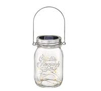 Vaso Ecoluce In Vetro Con Manico E Pannello Solare Bormioli Rocco