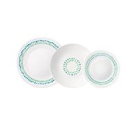 Bormioli BOR770052 Servizio Tavola 18 Pz White Moon Mediterraneo