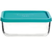 SET 2 CONTENITORI VETRO BORMIOLI FRIGOVERRE RETTANGOLARE CM. 13X10 CON COPERCHIO