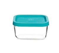 SET 2 CONTENITORI VETRO BORMIOLI FRIGOVERRE RETTANGOLARE CM. 13X10 CON COPERCHIO