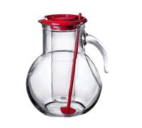 Bormioli Kufra Caraffa, Vetro, Rosso, 31.2 x 23.6 x 19.6 cm