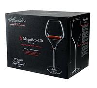 Luigi Bormioli - Calici da vino Magnifico - Vetro sonoro trasparente 65 cl - Set 6 pezzi