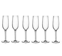 Bormioli luigi rubino set 6 pz calici flute cl 21
