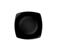 Piatto frutta 20x20 cm vetro opalino nero Eclissi Bormioli