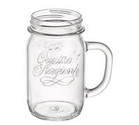 4 Stagioni Barattolo Con Manico Cl 41,5 H 13,6 Ø Cm 8,5 Bormioli Rocco Set Da 12 - BM120620