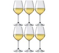 Bormioli Rocco Divino Bicchieri Vino Bianco, Set di 6 Pezzi - Trasparenti