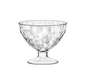 Bormioli Rocco 1333436 Confezione 6 Coppette Vetro Diamond Cl36 Trasparente Arredo Tavola