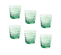 BORMIOLI ROCCO 1343114 Bicchieri Riflessi in Vetro Cool Green, Cl 30, Glass