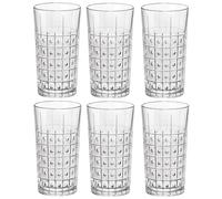 Confezione Bormioli Rocco di 6 bicchieri modello este cooler in vetro con di cl