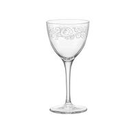 BORMIOLI ROCCO 1423016 Calice Decoro Liberty in Vetro, Trasparente, Nick&Nora, Cl 15.5