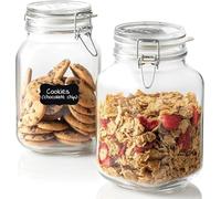 Bormioli Rocco 149240M02121197 - Barattolo in vetro Fido, 2 litri, colore: Trasparente