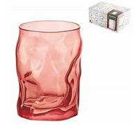 BORMIOLI ROCCO 3 o 6 BICCHIERI SORGENTE COLOR ACQUA CL 30 PASTA DI VETRO