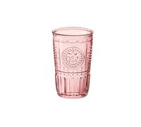 Bormioli Rocco 335944GRS021523 Bicchiere refrigerante romantico per bevande, succhi di frutta e cocktail, zucchero filato