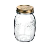 Bormioli Rocco Vasetti per Marmellate/Conserve, 500 Ml, con Coperchio a Vite, Diámetro 70 Mm, 6 Bicchieri, Quattro Stagioni, 58284, Vari Materiali