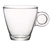 Bormioli Rocco 430230 Easy Bar tazza da cappuccino 230 ml, trasparente, vetro temperato, 1 unità
