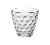 Bormioli Rocco 322290 Confezione 6 BICCH.Acqua Dots CL.25,5, 26 Litri, Vetro, Transparent