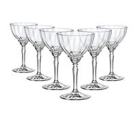 Bormioli Rocco 6 x Chiaro 240 ml Florian Coppe Cocktail Champagne - Vecchio bicchiere espresso Martini Prosecco Vino Gin Coppa Bicchieri Set Regalo