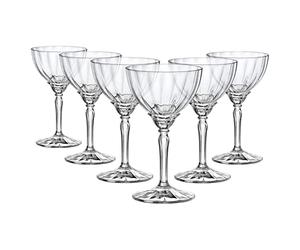 Bormioli Rocco 6 x Chiaro 240 ml Florian Coppe Cocktail Champagne - Vecchio bicchiere espresso Martini Prosecco Vino Gin Coppa Bicchieri Set Regalo