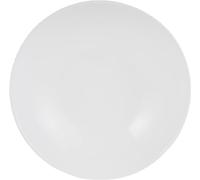 Bormioli Rocco 6147002 Piatto Tavola Fondo Coconut in Opale Bianco, Cm 20