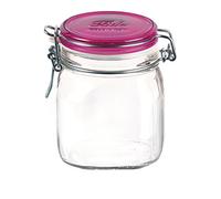 Bormioli Rocco 6206153 Fido Vaso in Vetro con Tappo Ermetico, 750 CC, Fucsia