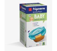 Set 3 Pezzi Baby Contenitori Frigoverre Evolution tondi 18,5 cl Bormioli Rocco