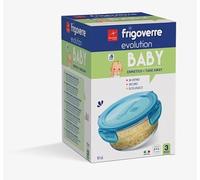 BORMIOLI ROCCO 6207514 Set 3 Pezzi Baby Frigoverre Evolution Forma Tonda, Cm 14