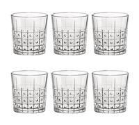 Bormioli Rocco 666225 Este Whisky, 300 ml, vetro trasparente, 6 pezzi