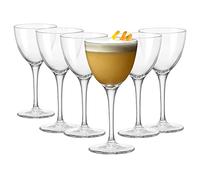6x Calici In Vetro Trasparente Novecento Nick&Nora 15,5Cl