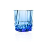Bormioli Rocco America Set 6 Bicchieri Blu Dof, Vetro, 38cl