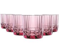 Bormioli Rocco America Set 6 Bicchieri Lilla Dof, Vetro, 38cl